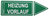 Rohrleitungskennzeichnung "Heizung-Vorlauf (DIN grün)"