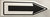 Rohrleitungskennzeichnung "Pfeil schwarz-weiß"